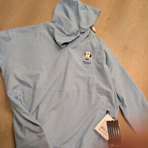NWT XL Sunice Beth Page Black Blue Bell Layering Hoodie Eve Soft Melange Golf